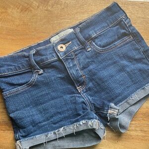 Abercrombie Kids Dark Blue Denim Shorts